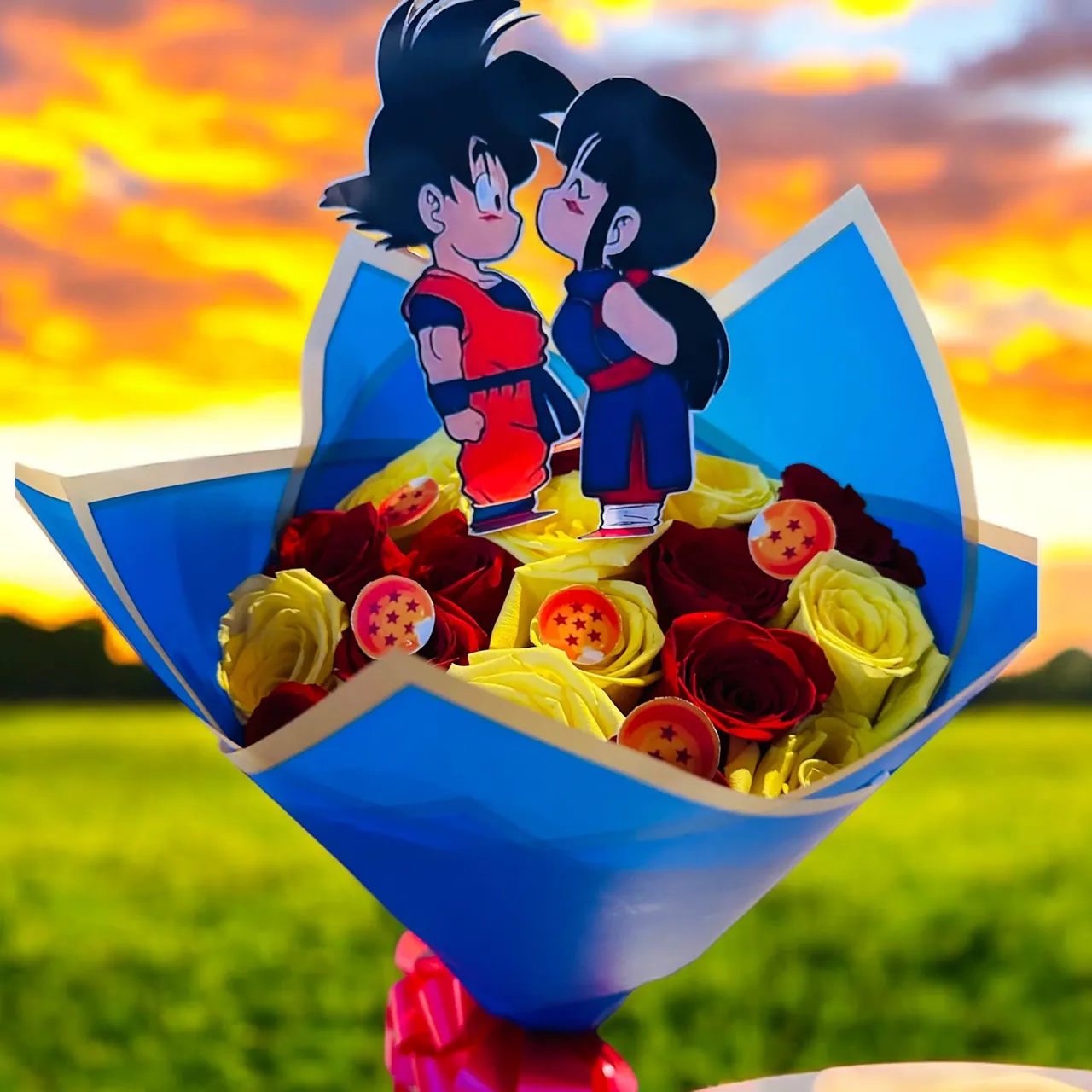 Bouquet de 24 rosas Personalizado