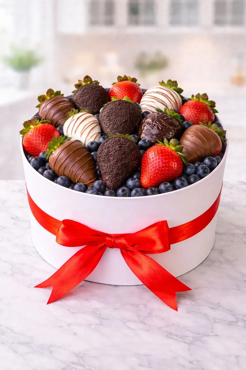 Canasta de fresas