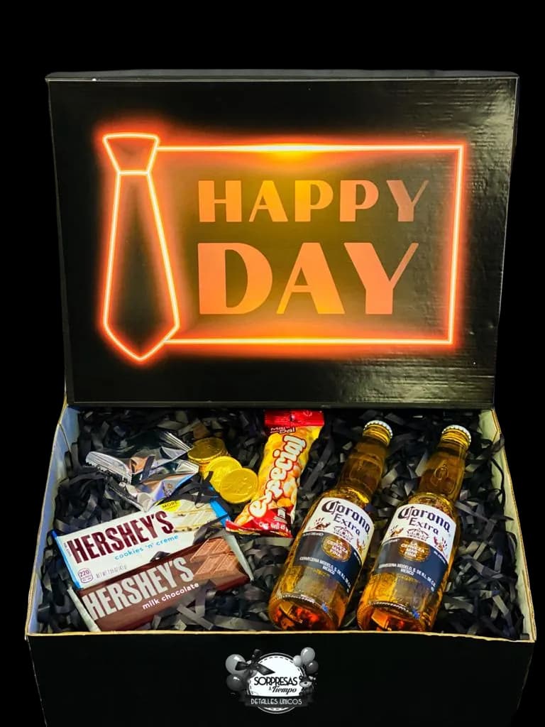 Neon Happy Box