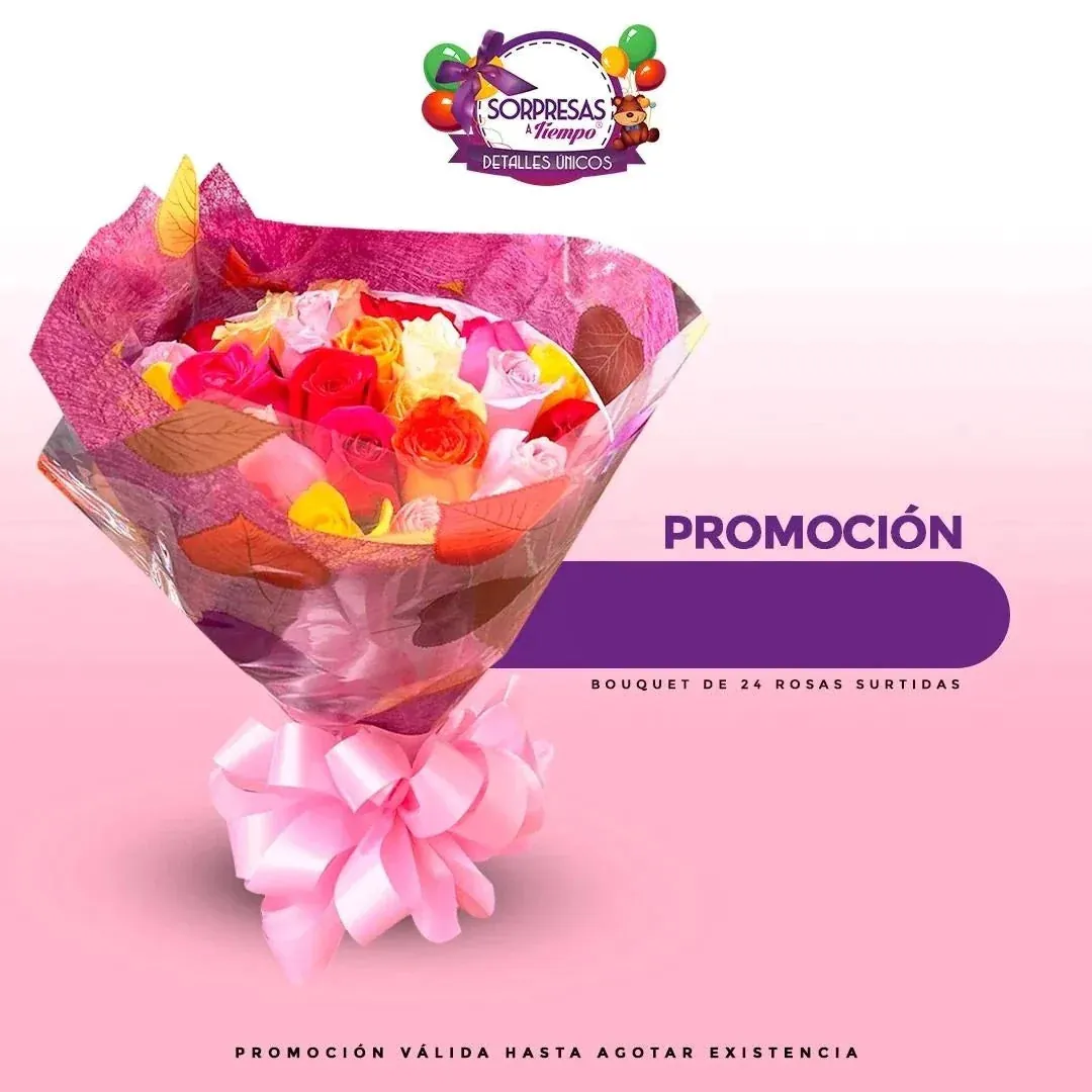 Bouquet de 24 Rosas