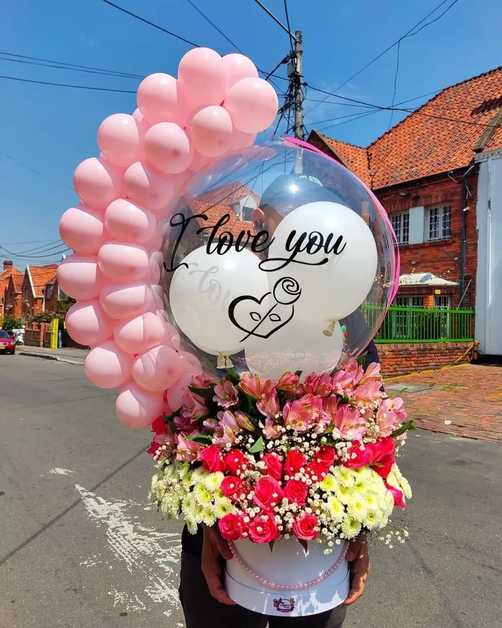 Balloons and Flowers