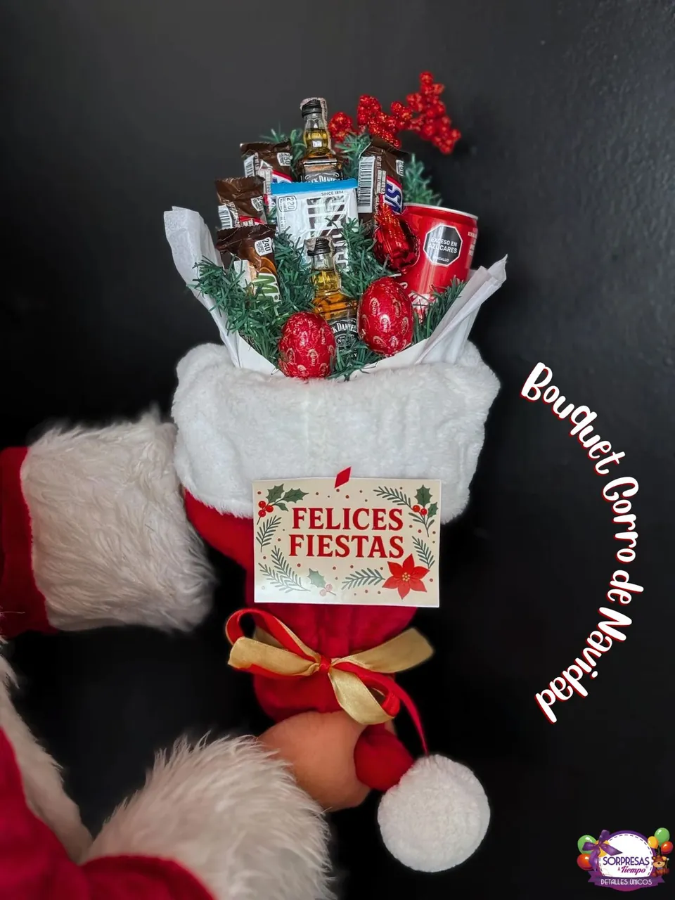 Bouquet Gorro de Navidad