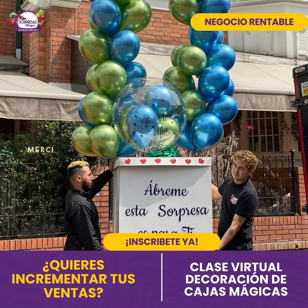 Curso virtual en vivo: Decoración de cajas