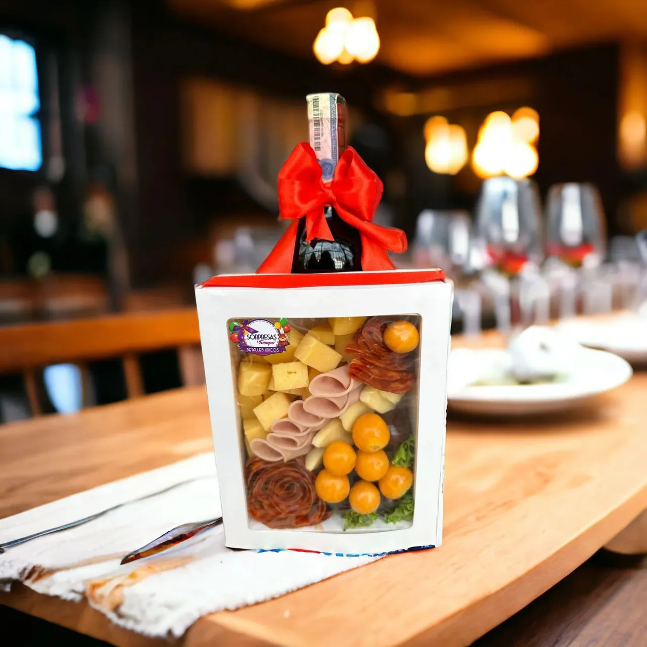 Tabla de quesos celebración
