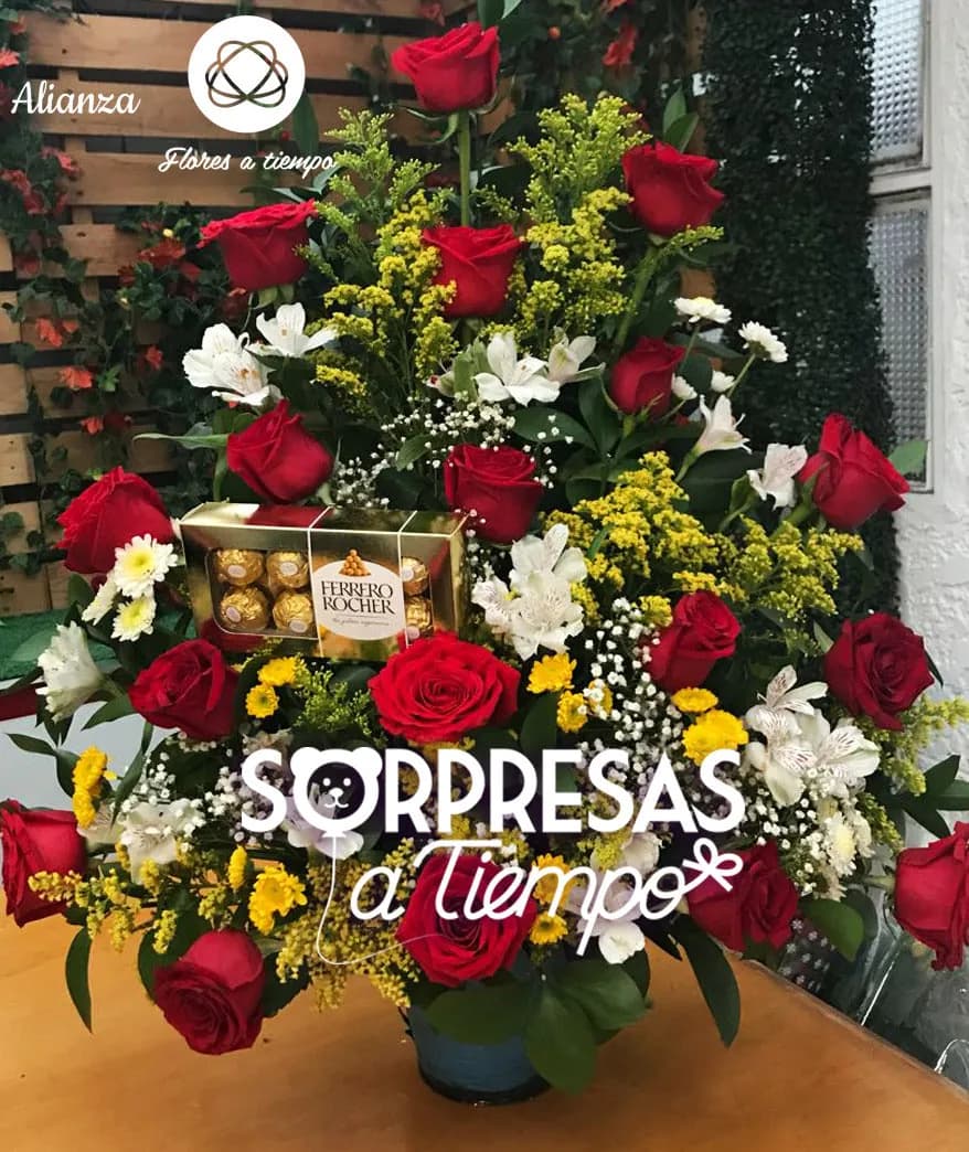 Ramo eternidad ferrero (R086)