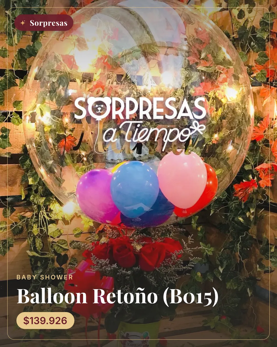 Balloon Retoño (B015)