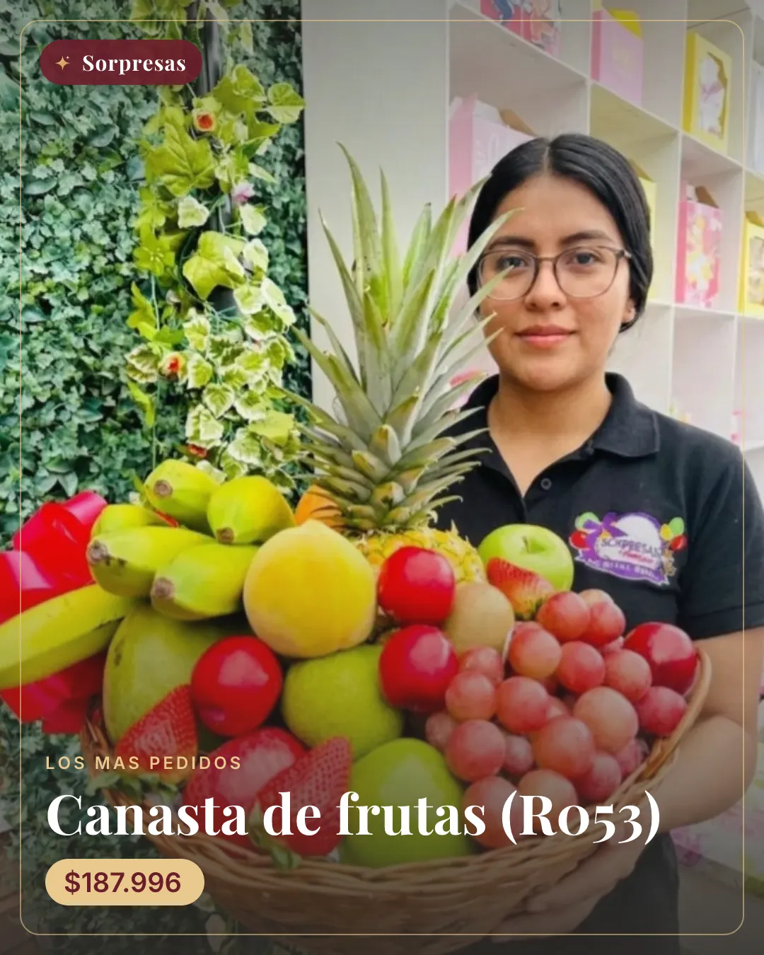 Canasta de frutas (R053)