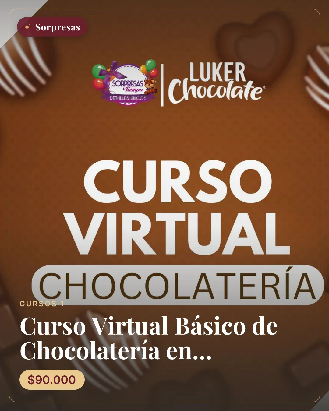 Curso Virtual Básico de Chocolatería en Colaboración con Casa Luker