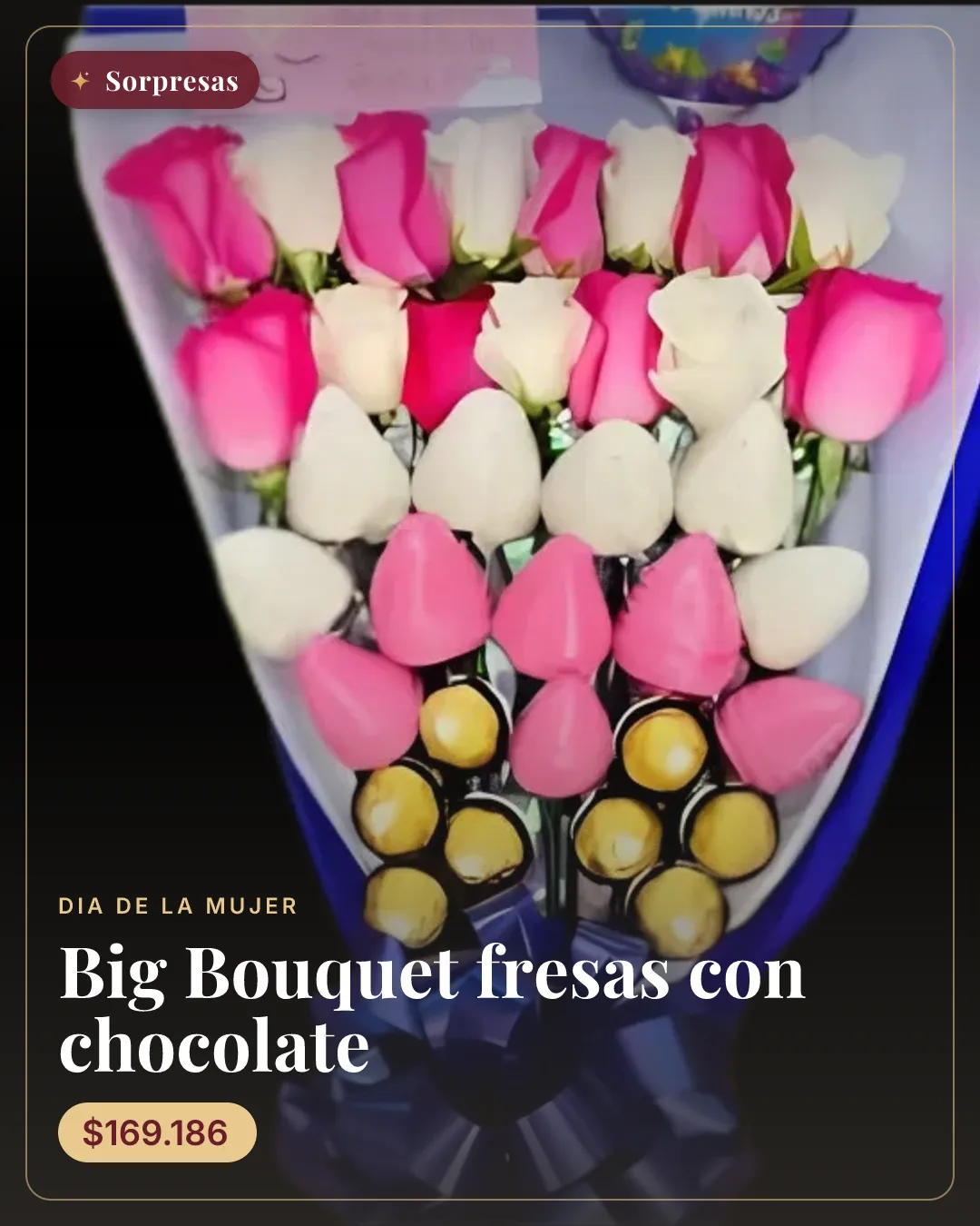 Big Bouquet fresas con chocolate