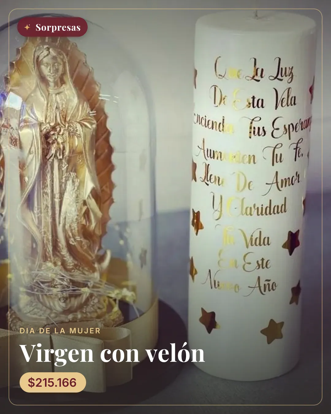 Virgen con velón