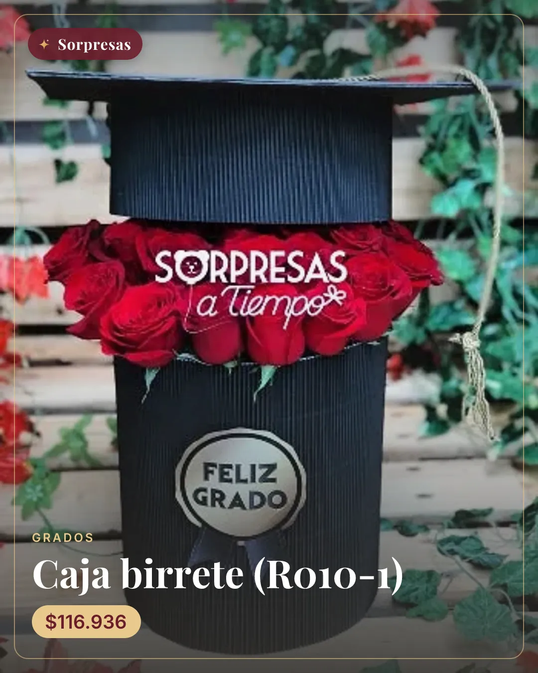 Caja birrete (R010-1)