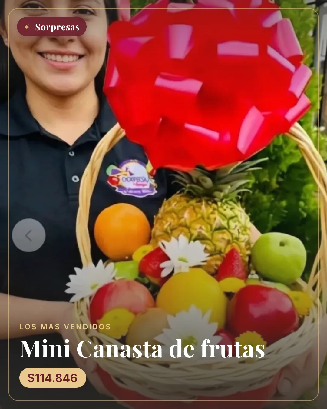 Mini Canasta de frutas