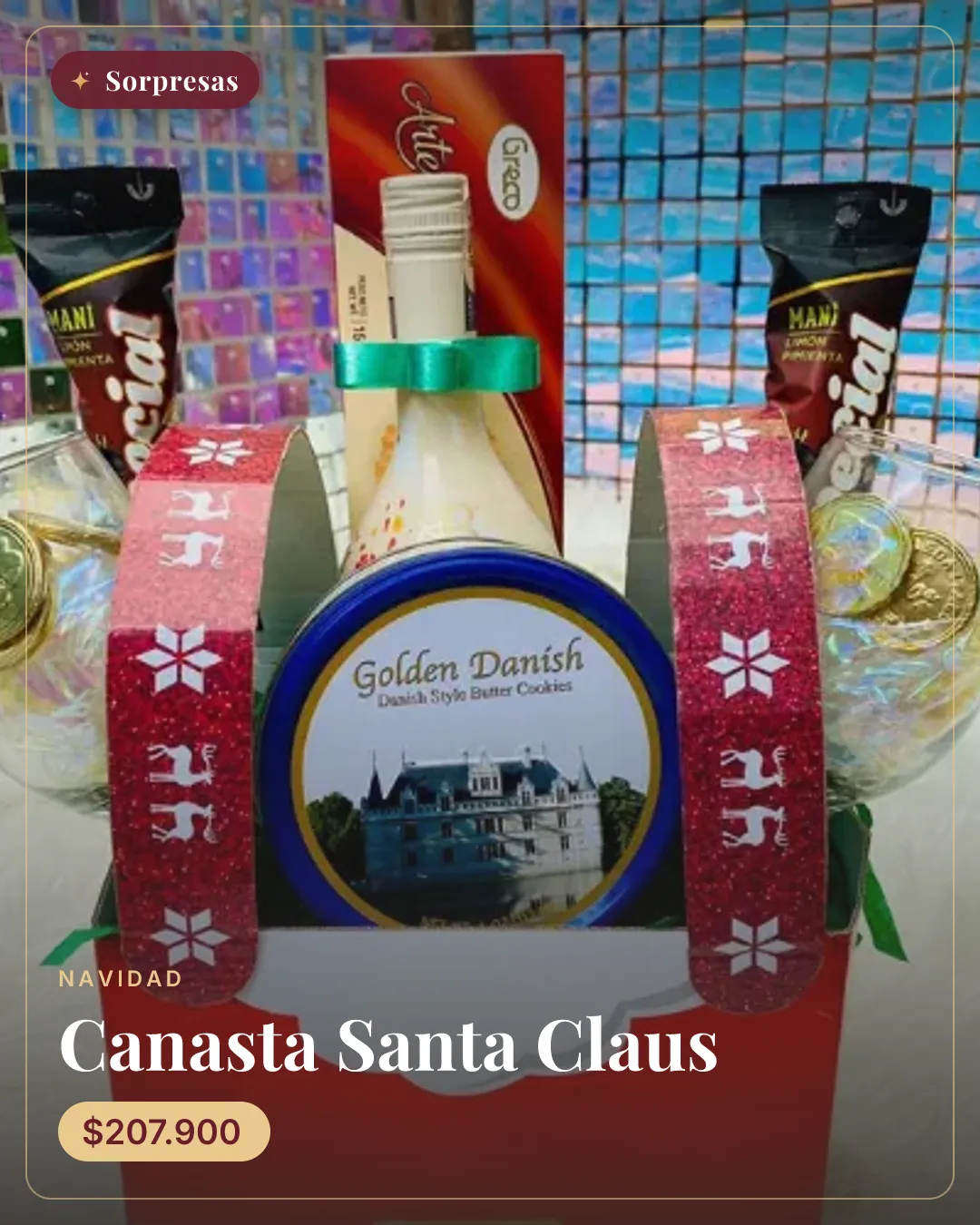 Canasta Santa Claus