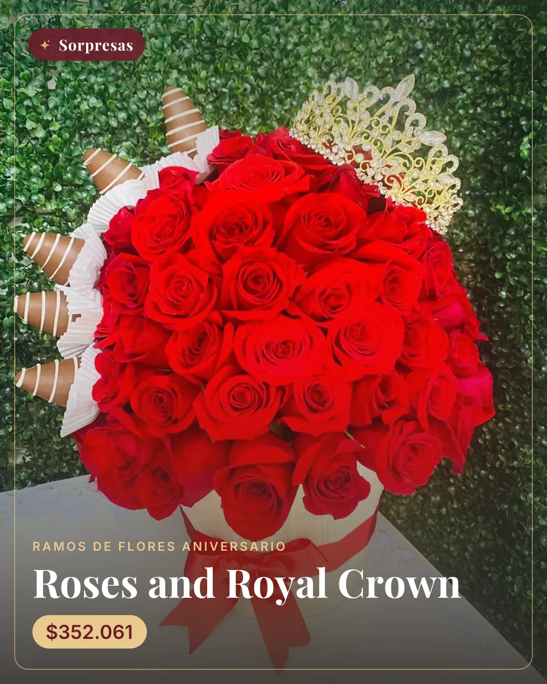 Roses and Royal Crown