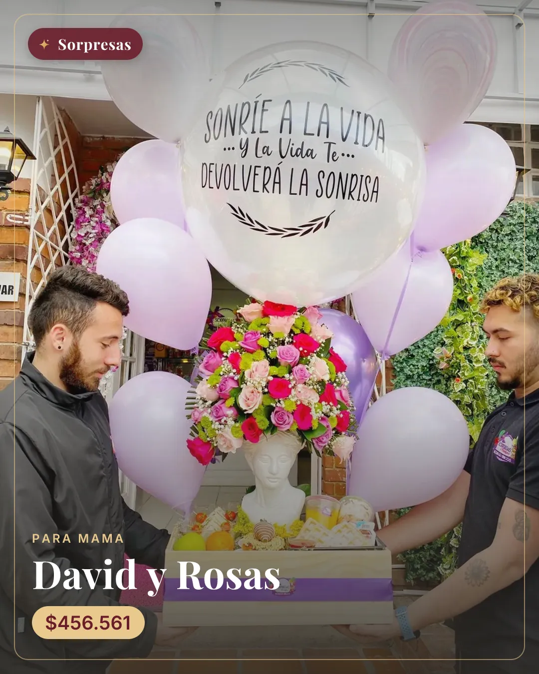 David y Rosas
