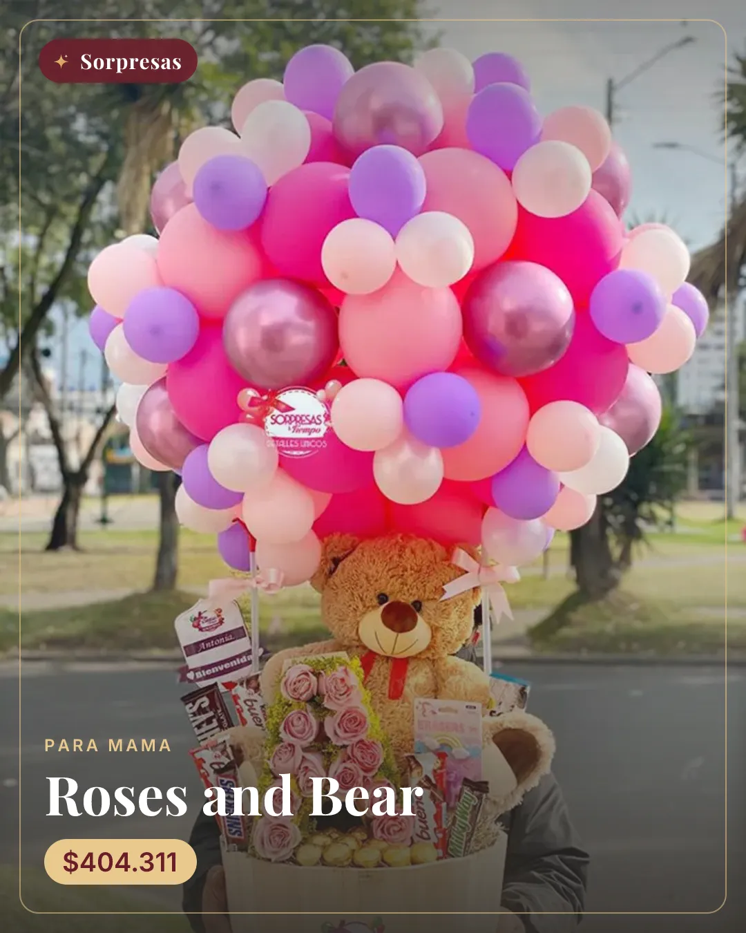 Roses and Bear
